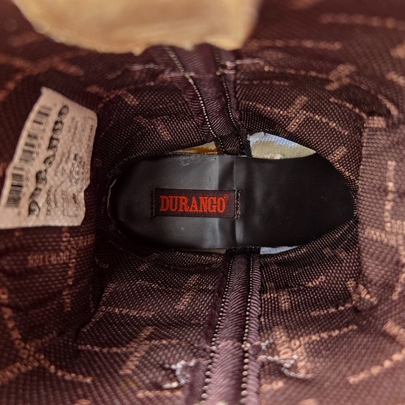 Durango Women's Western Heeled Boots - Tan Cream Brown 6.5 M NWT - Picture 5 of 7